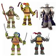 TMNT Deluxe Power Sound Effects Action Figures Wave 1 Case